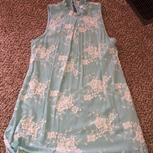 Flowered print dress